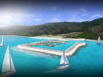 Παράδοση της Μαρίνας του Miraggio Spa Resort στη Χαλκιδική